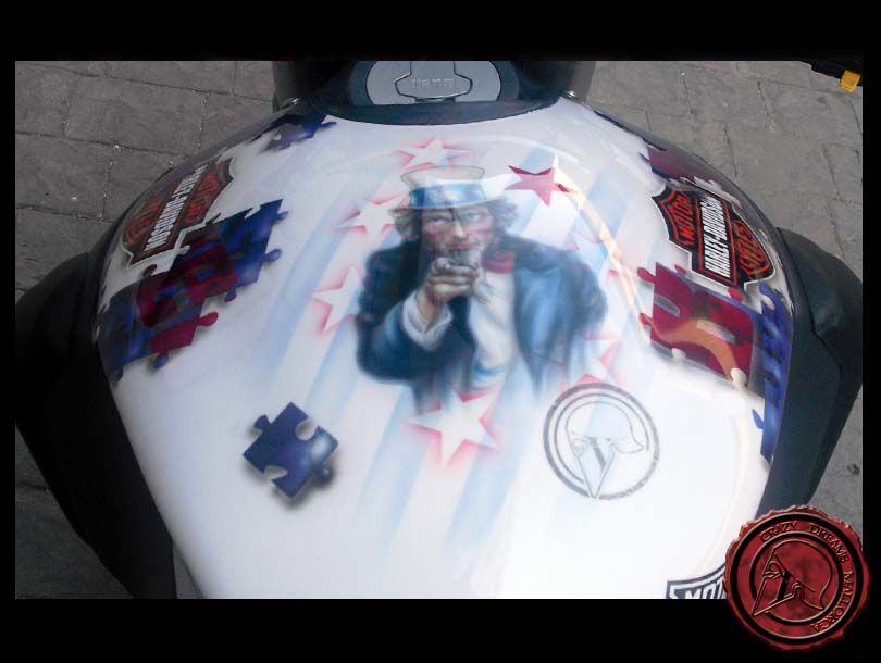 Crazy Dreams Mallorca, American Buell Bike