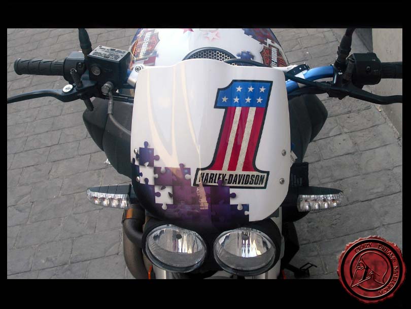Crazy Dreams Mallorca, American Buell Bike