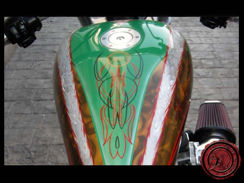 Crazy Dreams Mallorca, Custom Verde Bike